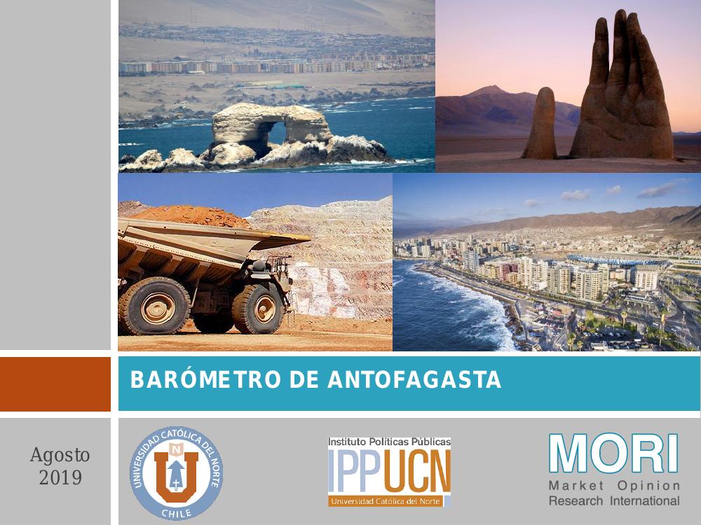 Portada Barómetro Regional — Agosto 2019