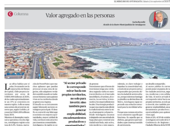 Antofagasta se prepara para recibir la Conferencia OCDE 2026