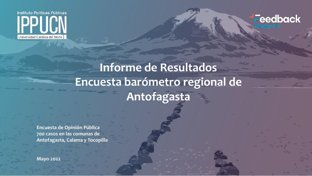 Portada Barómetro Regional — Mayo 2022
