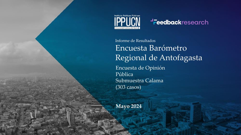 Portada Barómetro Regional Calama — 2024